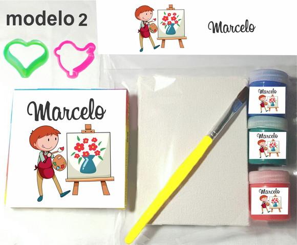 Kit Massinha e Pintura-pintando o 7