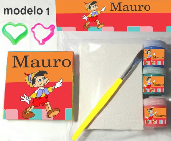 Kit Massinha e Pintura-pinoquio