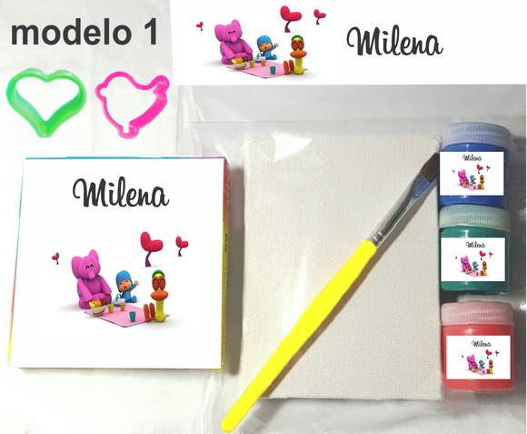 Kit Massinha e Pintura-pocoyo