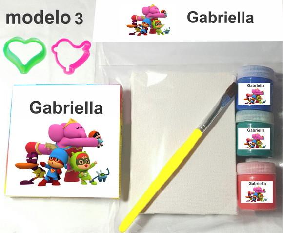 Kit Massinha e Pintura-pocoyo