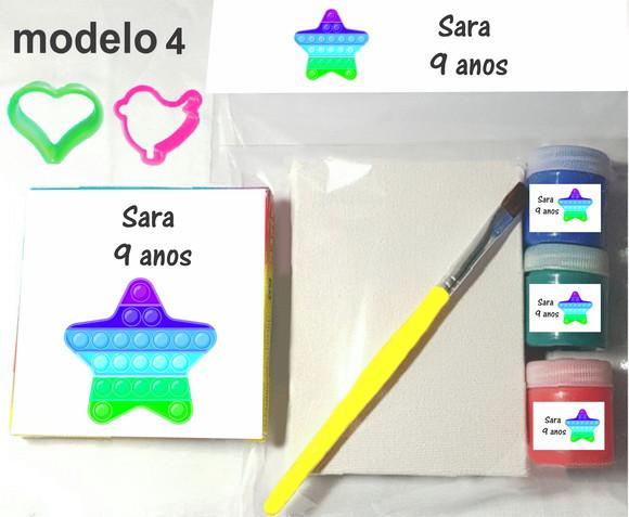 Kit Massinha e Pintura-pop Fidget