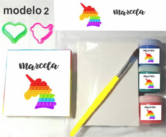 Kit Massinha e Pintura-pop Fidget