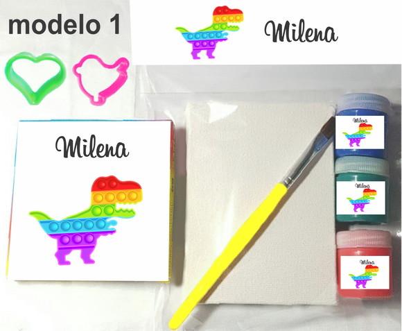 Kit Massinha e Pintura-pop Fidget