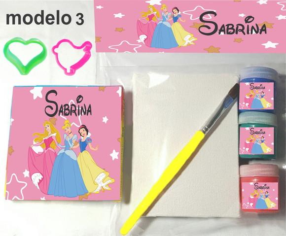 Kit Massinha e Pintura-princesas