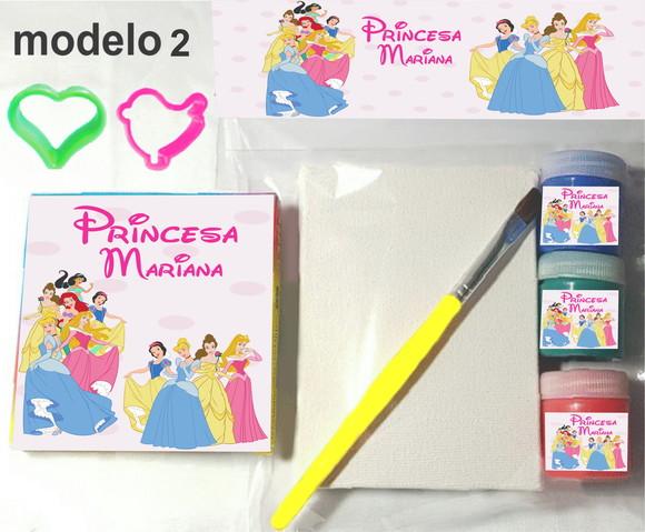 Kit Massinha e Pintura-princesas
