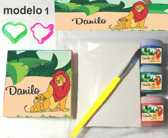 Kit Massinha e Pintura-rei Leão