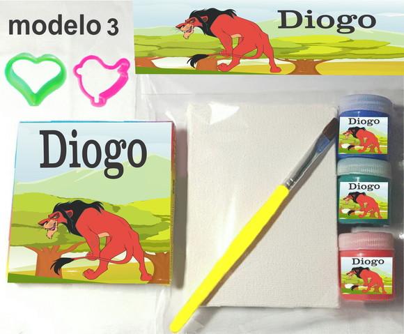 Kit Massinha e Pintura-rei Leão