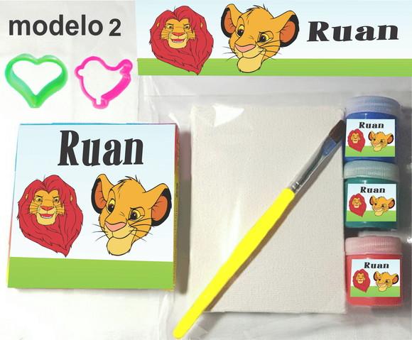 Kit Massinha e Pintura-rei Leão
