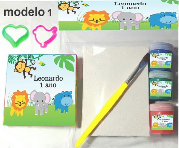 Kit Massinha e Pintura-safari