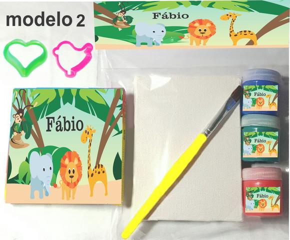 Kit Massinha e Pintura-safari