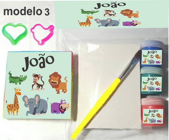 Kit Massinha e Pintura-safari