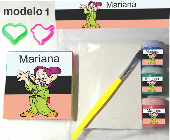 Kit Massinha e Pintura-sete Anões