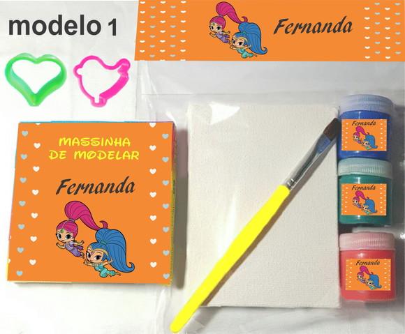 Kit Massinha e Pintura-shimmer Shine