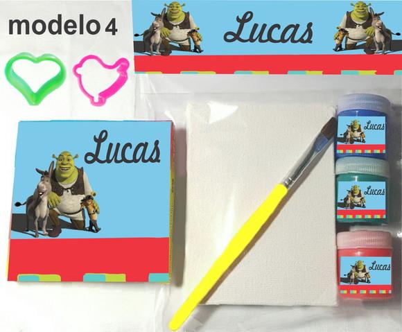 Kit Massinha e Pintura-shrek
