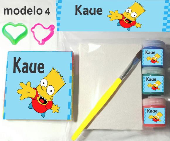 Kit Massinha e Pintura-simpson