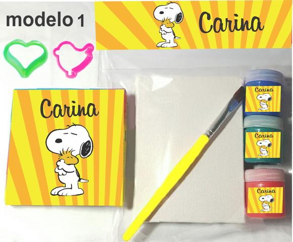 Kit Massinha e Pintura-snoopy