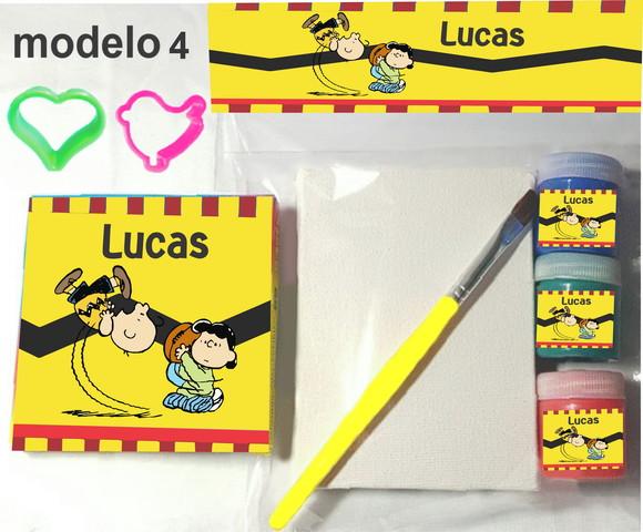 Kit Massinha e Pintura-snoopy