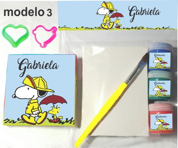 Kit Massinha e Pintura-snoopy