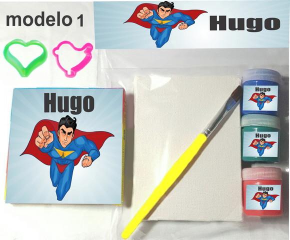 Kit Massinha e Pintura-super Heroi