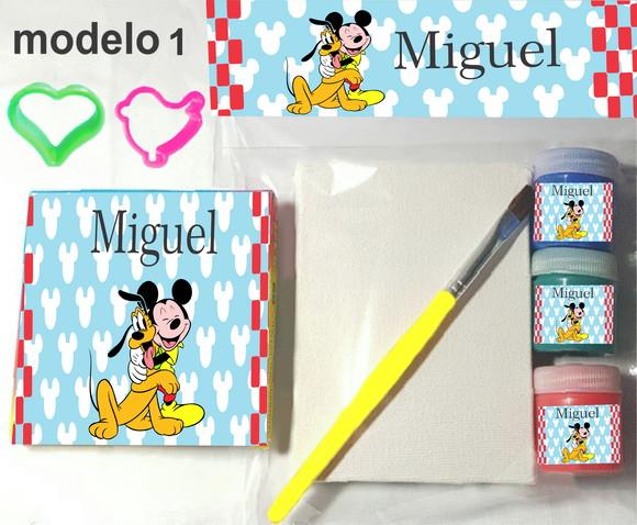 Kit Massinha e Pintura-turma do Mickey