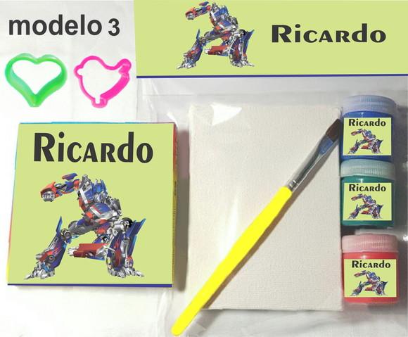 Kit Massinha e Pintura-transformers