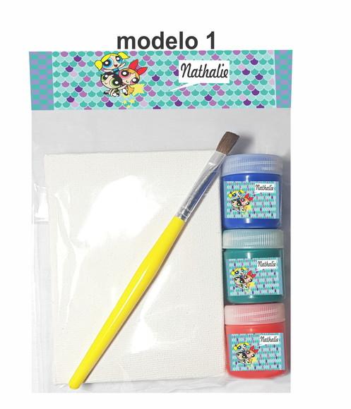 Kit Pintura-menina Super Poderosas