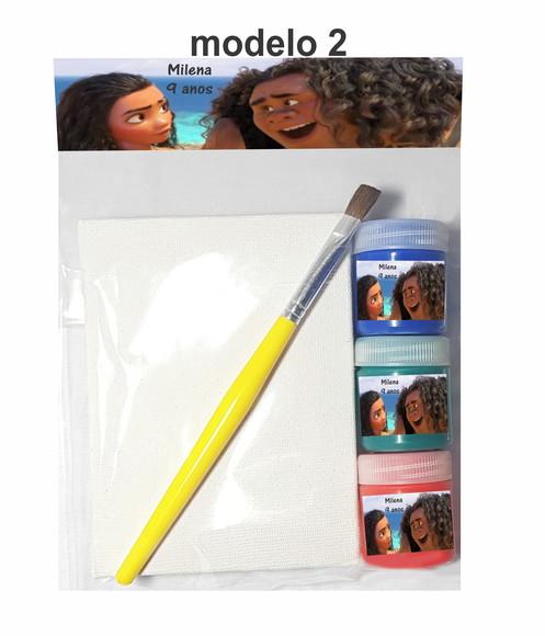 Kit pintura-Moana e Mauí