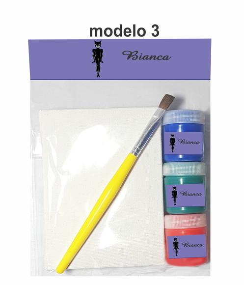 Kit Pintura-mulher Gato