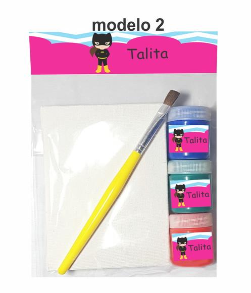 Kit Pintura-mulher Gato