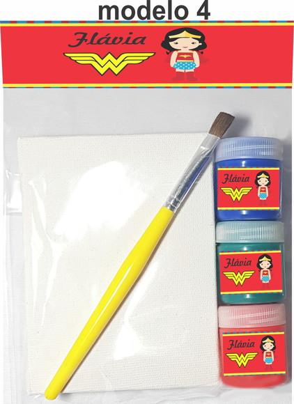 Kit Pintura-mulher Maravilha