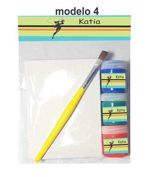 Kit Pintura-mulher Gato