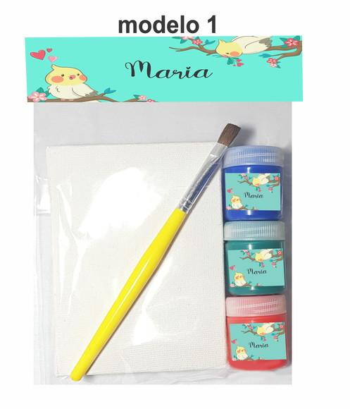 Kit Pintura-pássaros