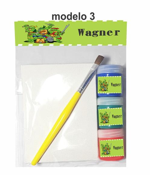 Kit Pintura-tartaruga Ninja
