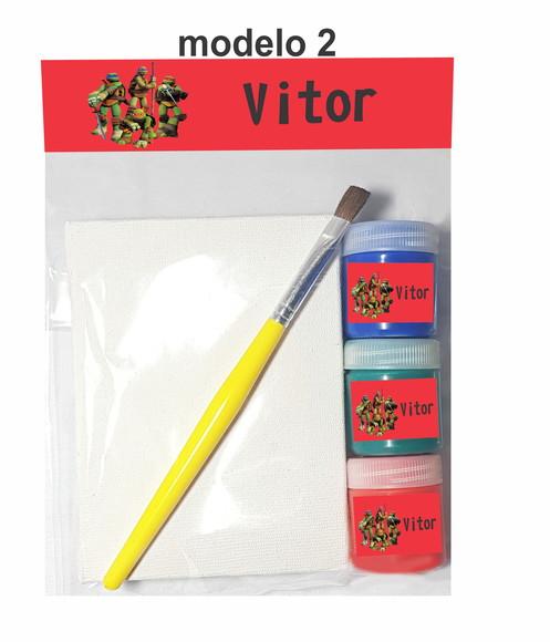 Kit Pintura-tartaruga Ninja