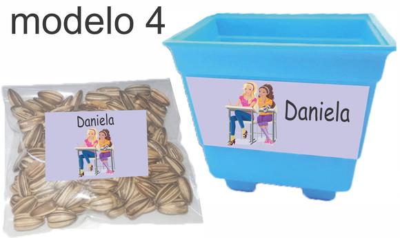 Kit Vaso e Semente-barbie
