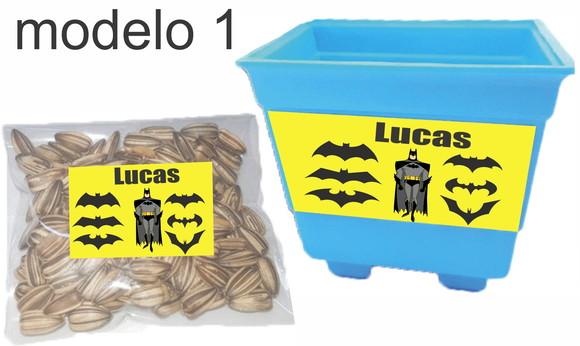 Kit Vaso e Semente-batman