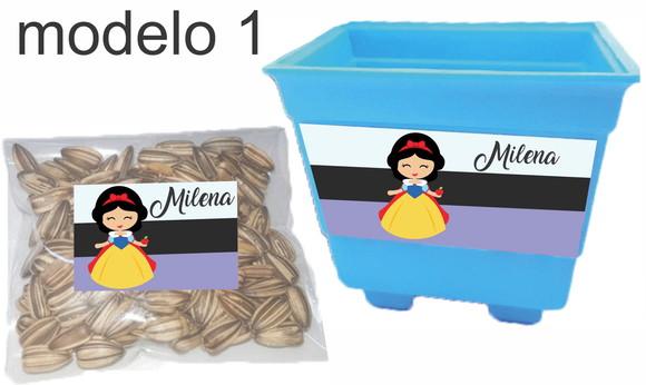 Kit Vaso e Semente-branca de Neve