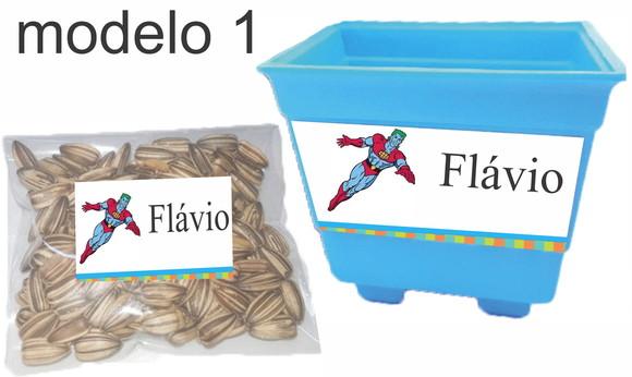 Kit Vaso e Semente-capitão Planeta