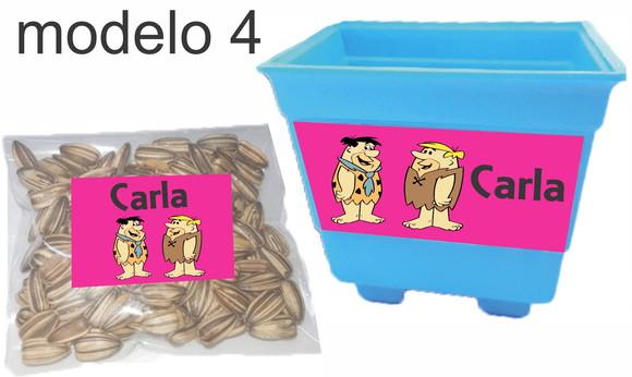 Kit Vaso e Semente-fred Flintstone