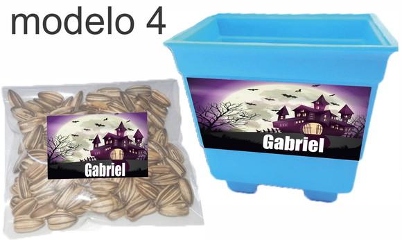 Kit Vaso e Semente-halloween#1