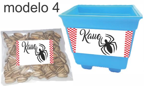 Kit Vaso e Semente-homem Aranha