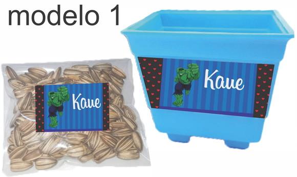 Kit Vaso e Semente-hulk