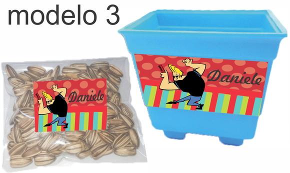 Kit Vaso e Semente-johnny Bravo