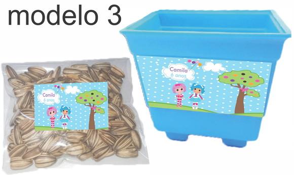 Kit Vaso e Semente-lalaloopsy