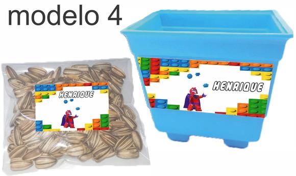 Kit Vaso e Semente-lego