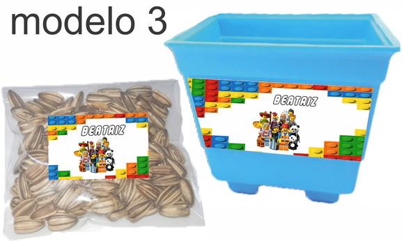 Kit Vaso e Semente-lego