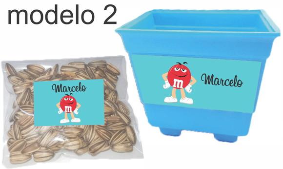 Kit Vaso e Semente-m&m