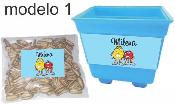 Kit Vaso e Semente-m&m