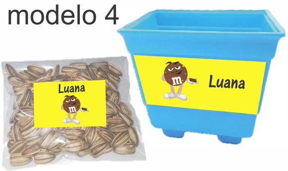Kit Vaso e Semente-m&m