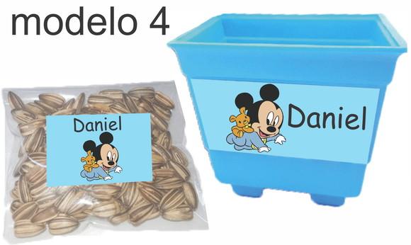 Kit Vaso e Semente-mickey Baby